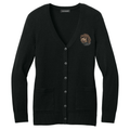 Lagotto Romagnolo Embroidered Button-Up Cardigan Sweater