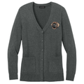 Leonberger Embroidered Button-Up Cardigan Sweater