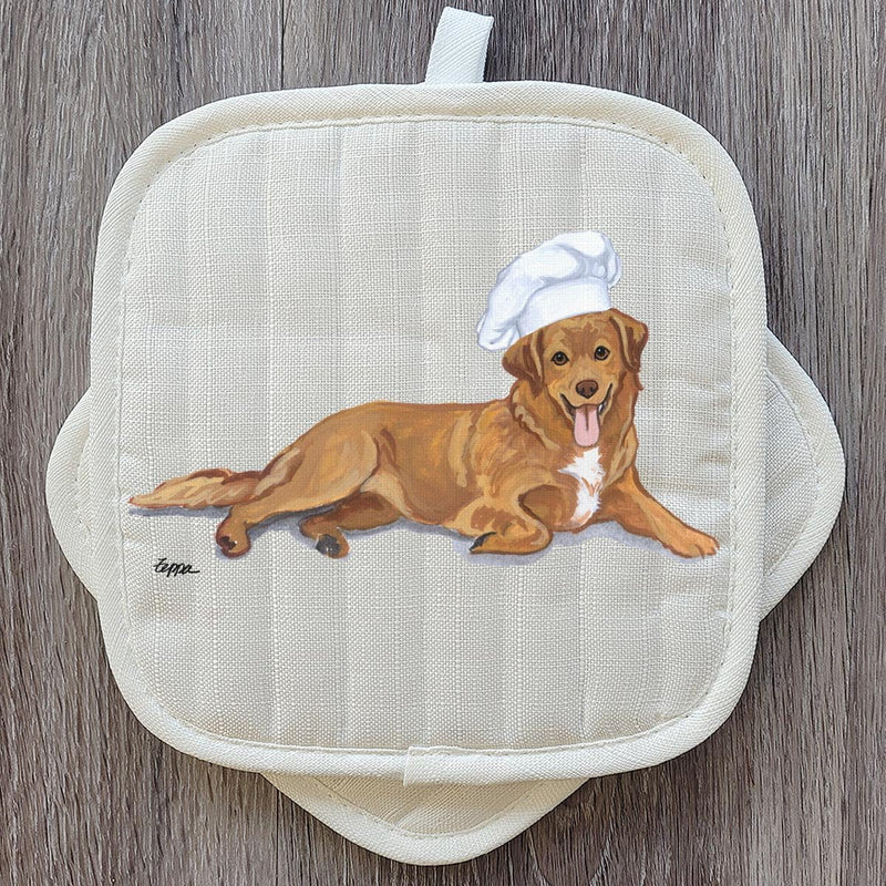 Nova Scotia Duck Toller  Pot Holder Set
