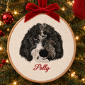 The Custom Embroidered Pet Ornament
