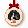 The Custom Embroidered Pet Ornament