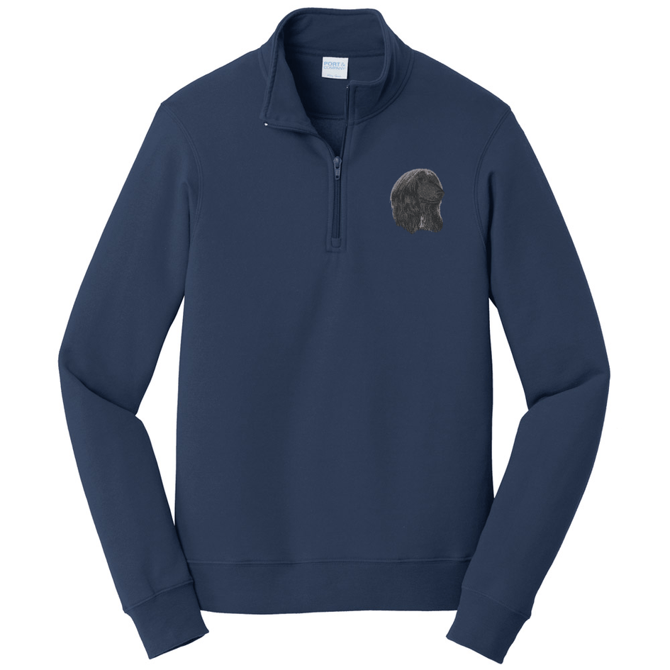 Afghan Hound Embroidered Unisex Quarter Zip
