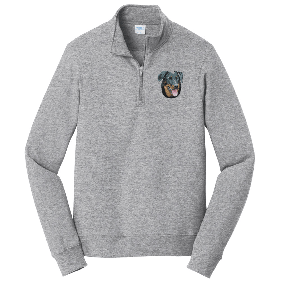 Beauceron Embroidered Unisex Quarter Zip