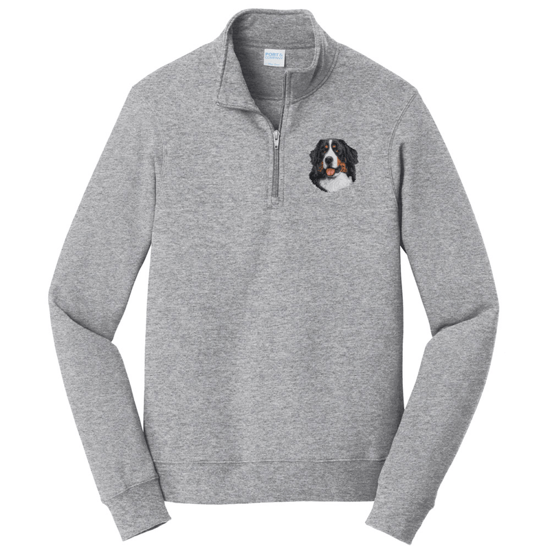 Bernese Mountain Dog Embroidered Unisex Quarter Zip