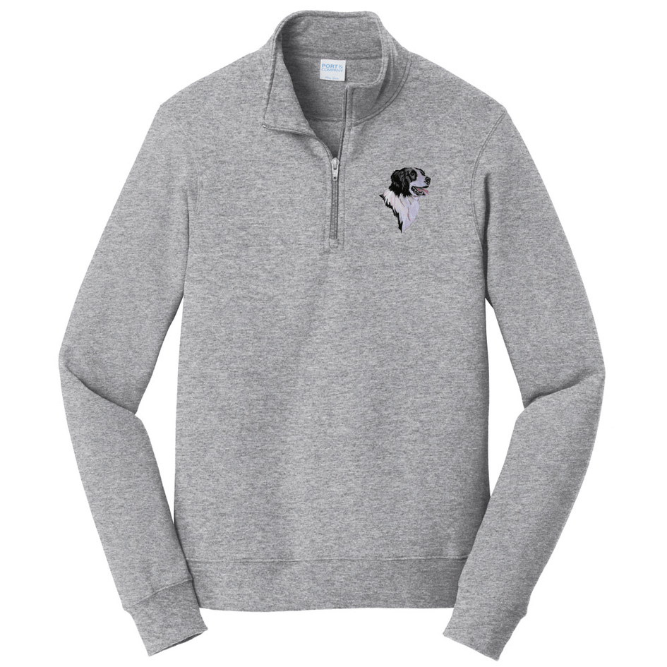 Border Collie Embroidered Unisex Quarter Zip