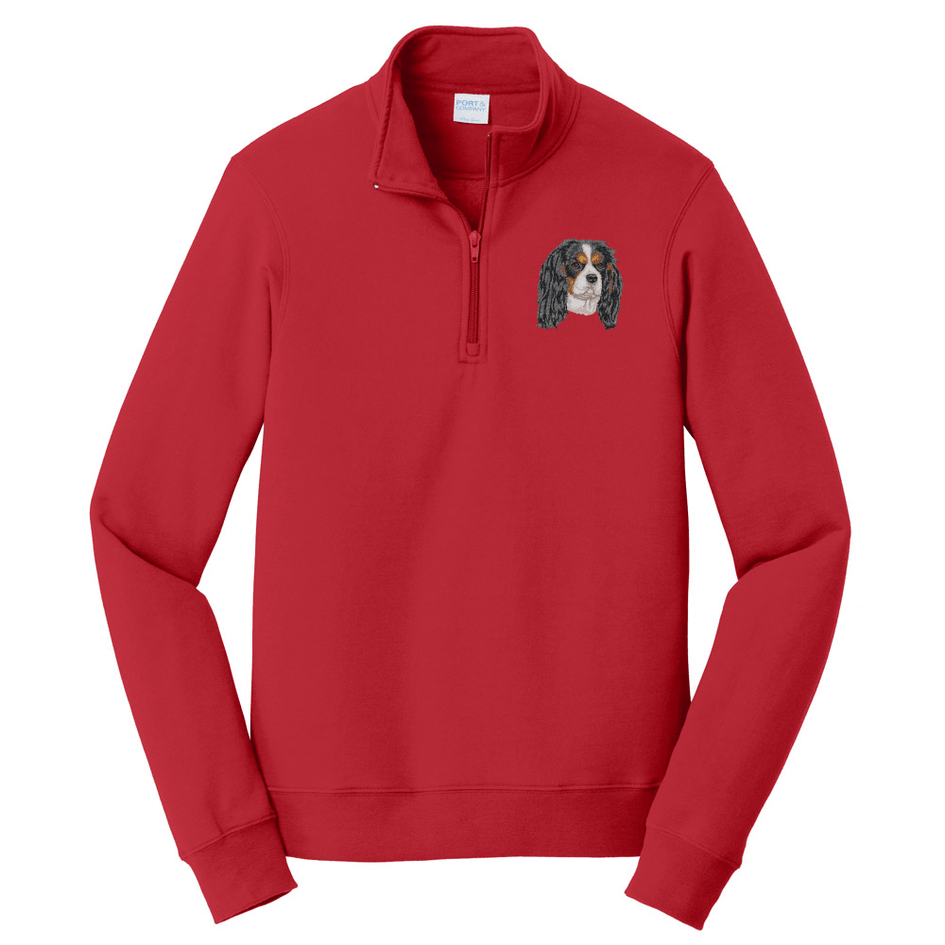 Cavalier King Charles Spaniel Embroidered Unisex Quarter Zip