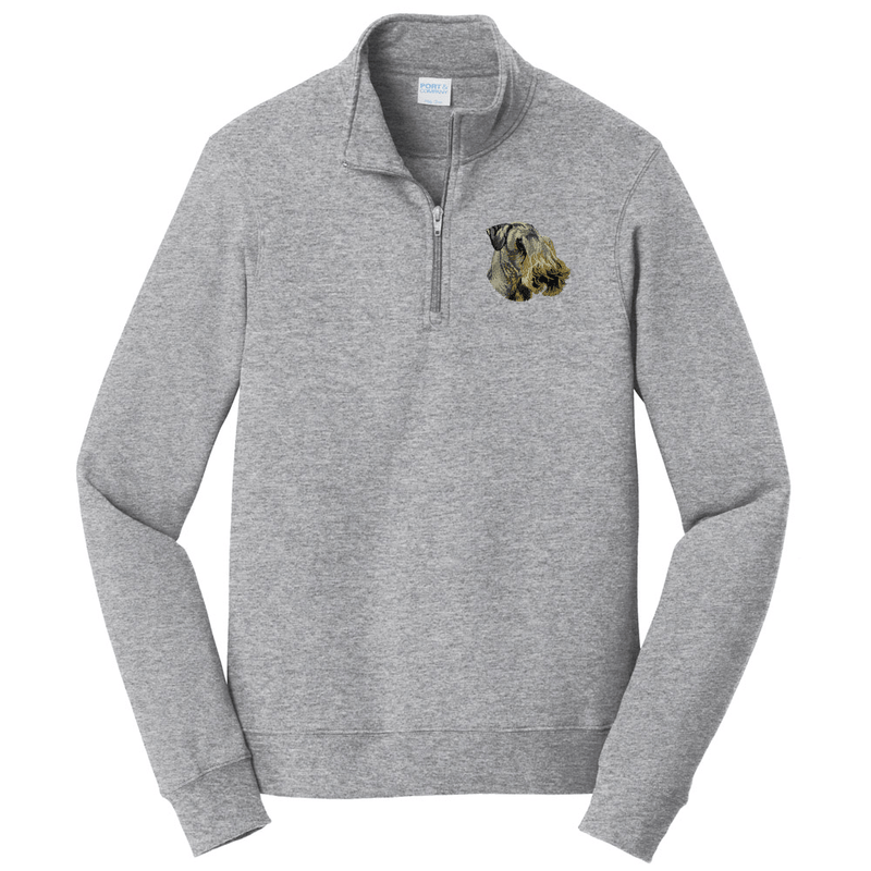 Cesky Terrier Embroidered Unisex Quarter Zip