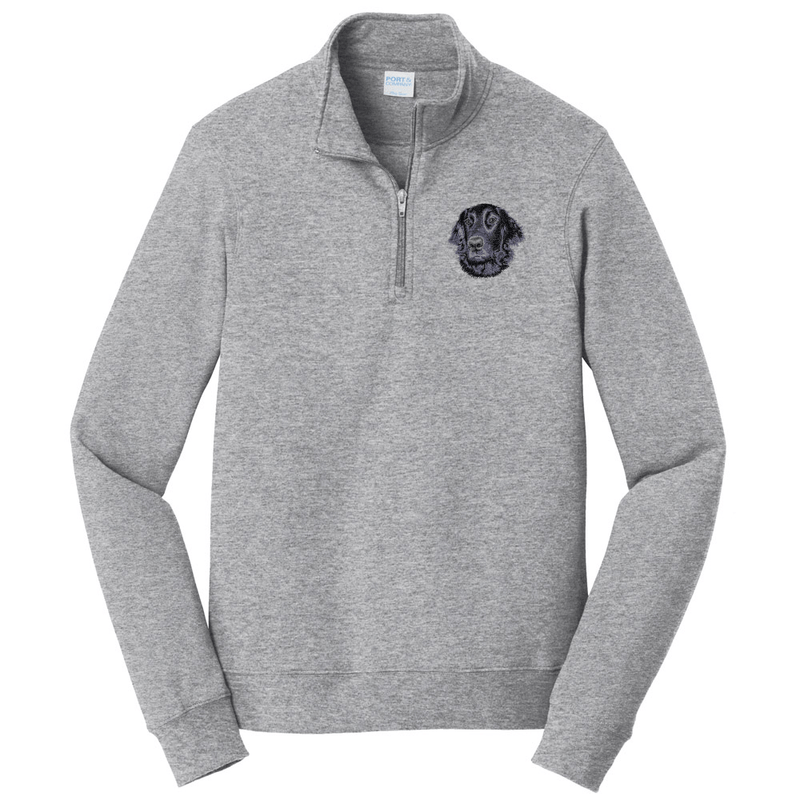 Flat-Coated Retriever Embroidered Unisex Quarter Zip