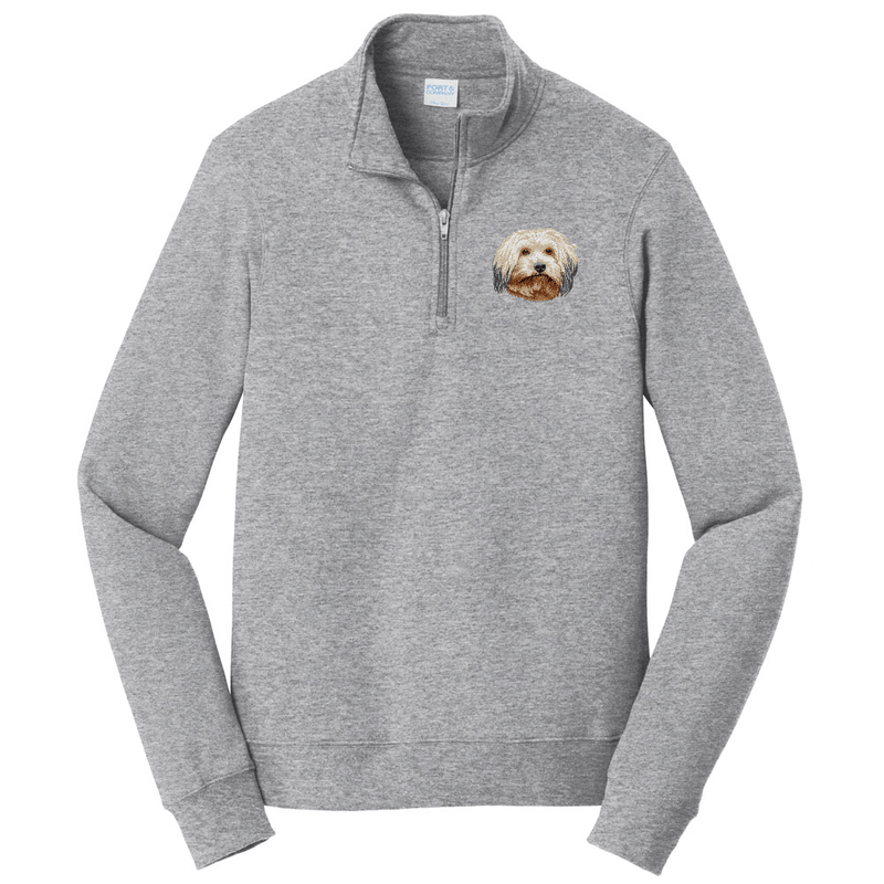 Havanese Embroidered Unisex Quarter Zip
