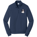 Japanese Chin Embroidered Unisex Quarter Zip