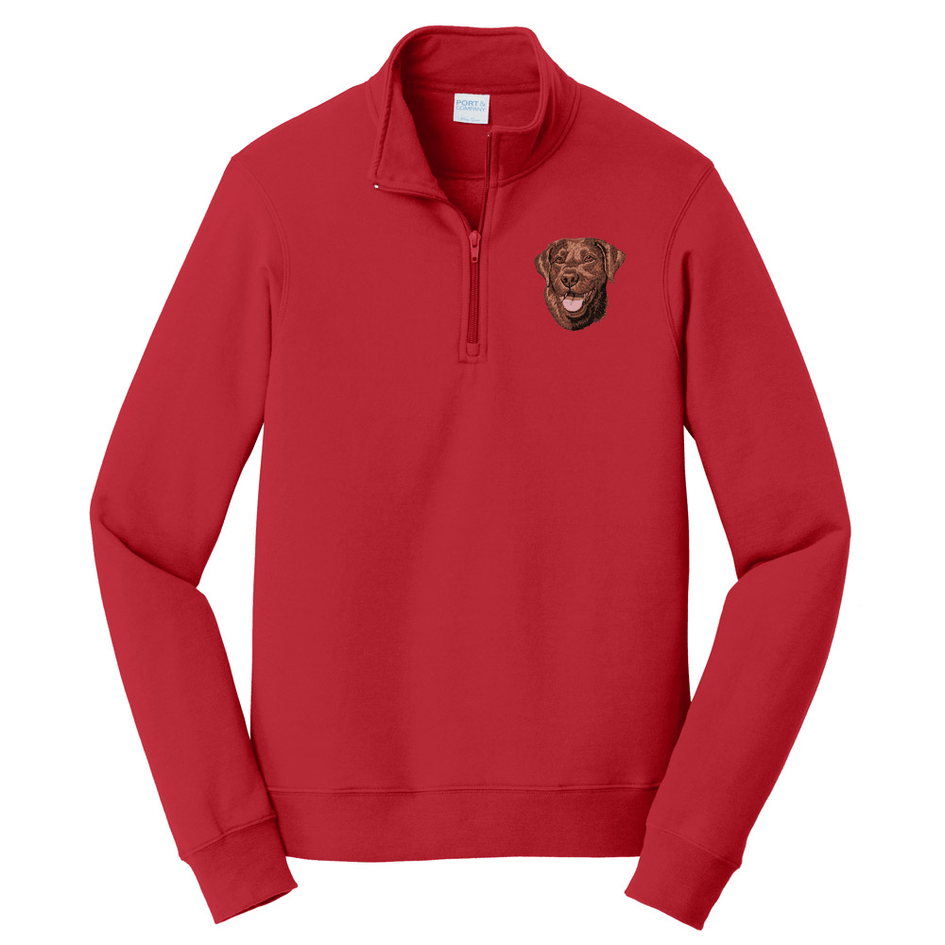 Labrador Retriever Embroidered Unisex Quarter Zip