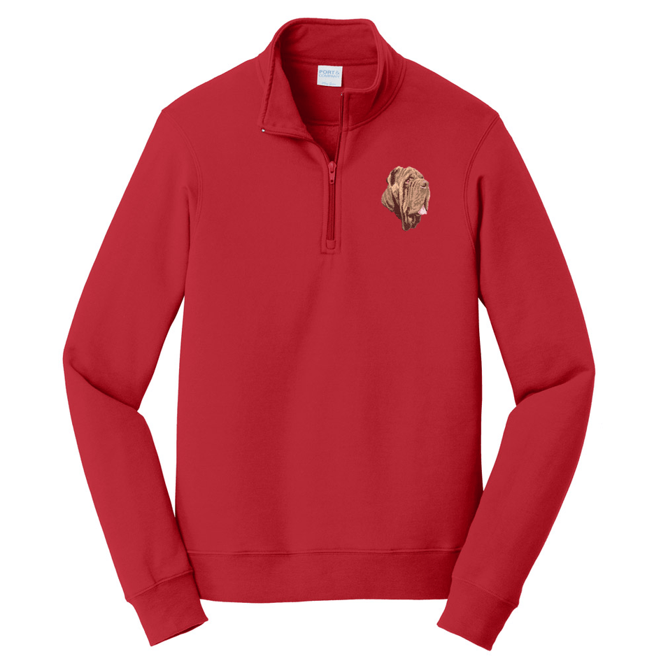 Neapolitan Mastiff Embroidered Unisex Quarter Zip