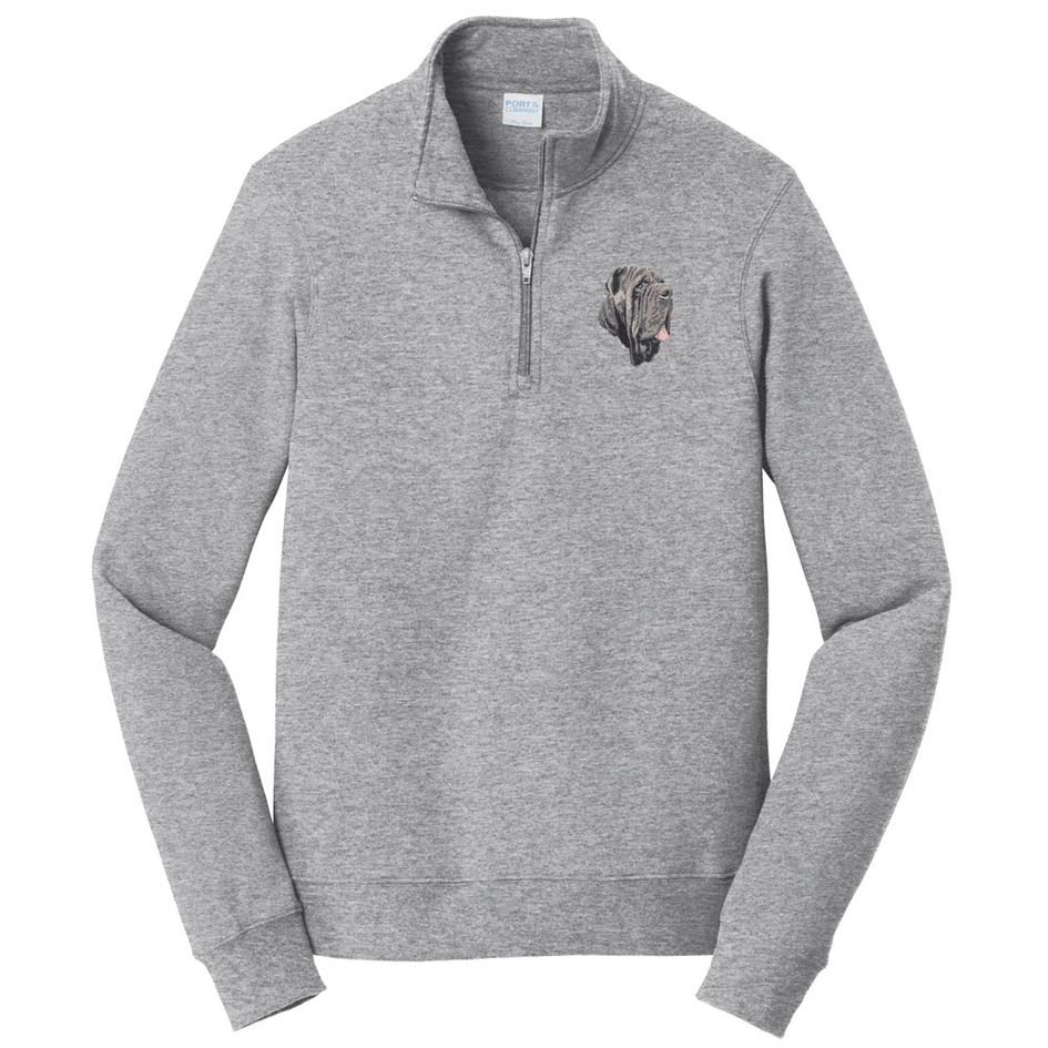 Neapolitan Mastiff Embroidered Unisex Quarter Zip