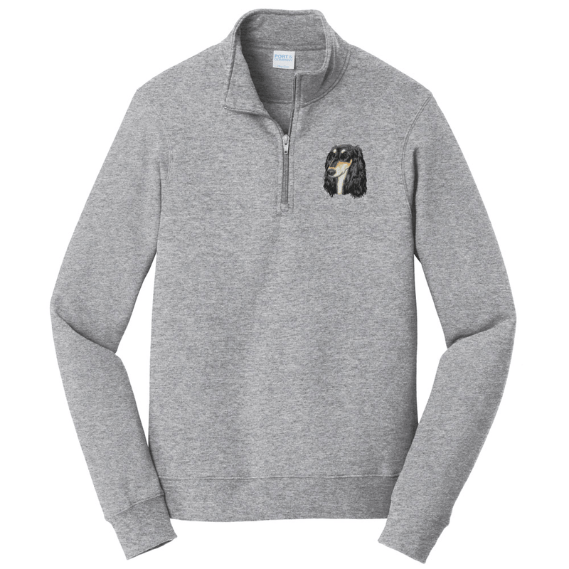 Saluki Embroidered Unisex Quarter Zip
