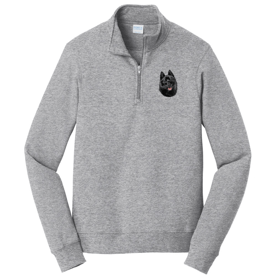 Schipperke Embroidered Unisex Quarter Zip