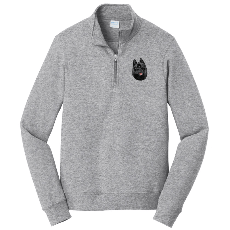 Schipperke Embroidered Unisex Quarter Zip