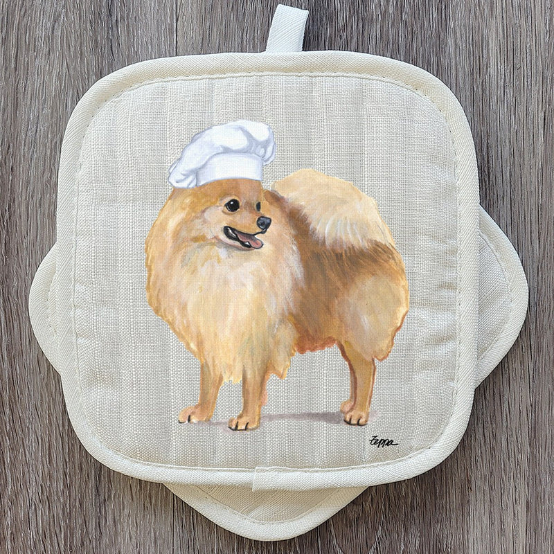 Pomeranian  Pot Holder Set