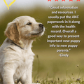 (5 per Pack) Puppy Information Folder