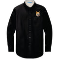 Akita Embroidered Long Sleeve Button Up Shirt