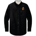 Belgian Tervuren Embroidered Long Sleeve Button Up Shirt