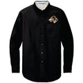 Borzoi Embroidered Long Sleeve Button Up Shirt