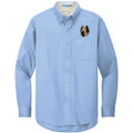 Briard Embroidered Long Sleeve Button Up Shirt