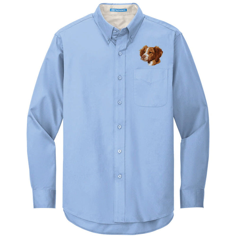Brittany Embroidered Long Sleeve Button Up Shirt