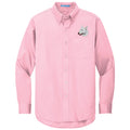 Bull Terrier Embroidered Long Sleeve Button Up Shirt