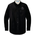 Cocker Spaniel Embroidered Long Sleeve Button Up Shirt