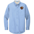 German Wirehaired Pointer Embroidered Long Sleeve Button Up Shirt