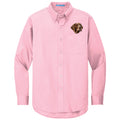 German Wirehaired Pointer Embroidered Long Sleeve Button Up Shirt