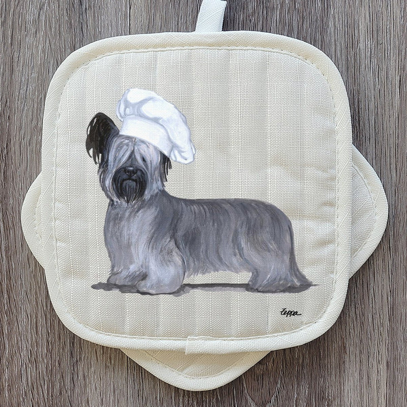 Skye Terrier  Pot Holder Set
