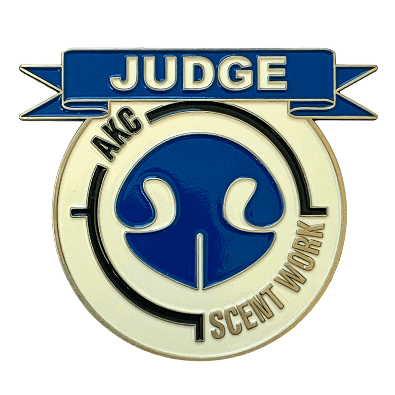 Scent Work Judge's Pin
