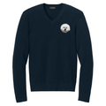 Bichon Frise Embroidered V-Neck Sweater