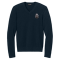 Bouvier des Flandres Embroidered V-Neck Sweater