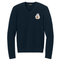 Maltese Embroidered V-Neck Sweater
