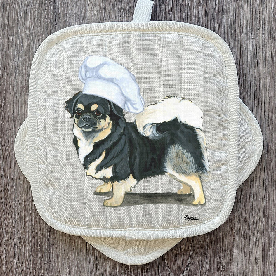 Tibetan Spaniel  Pot Holder Set