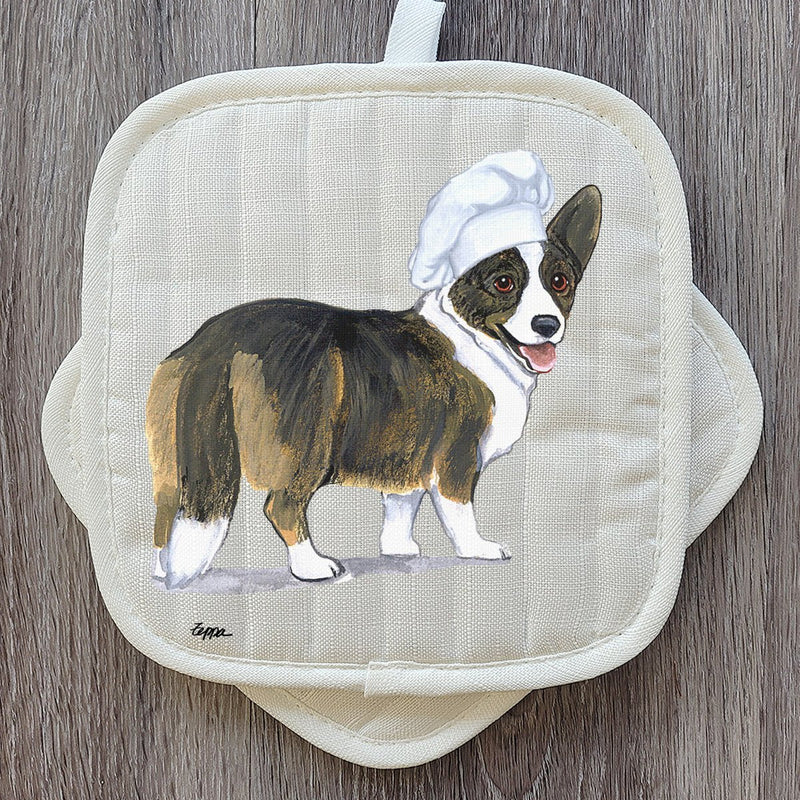 Cardigan Welsh Corgi Pot Holder Set