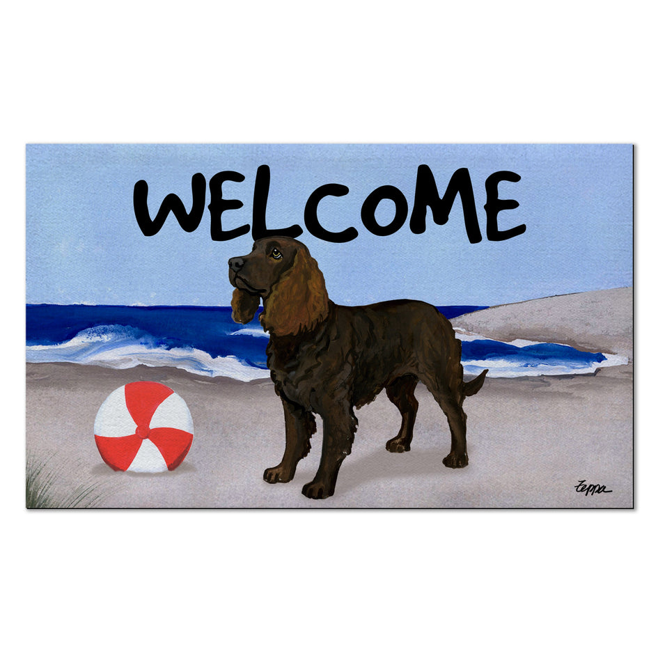 American Water Spaniel Welcome Mat