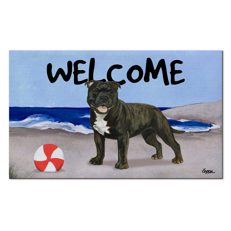 English Staffordshire Welcome Mat