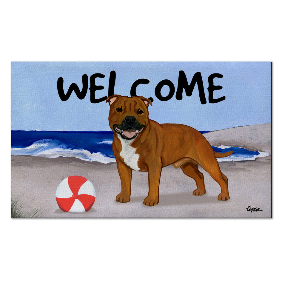 English Staffordshire Welcome Mat