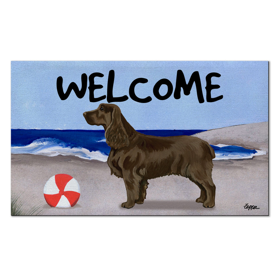 Field Spaniel Welcome Mat