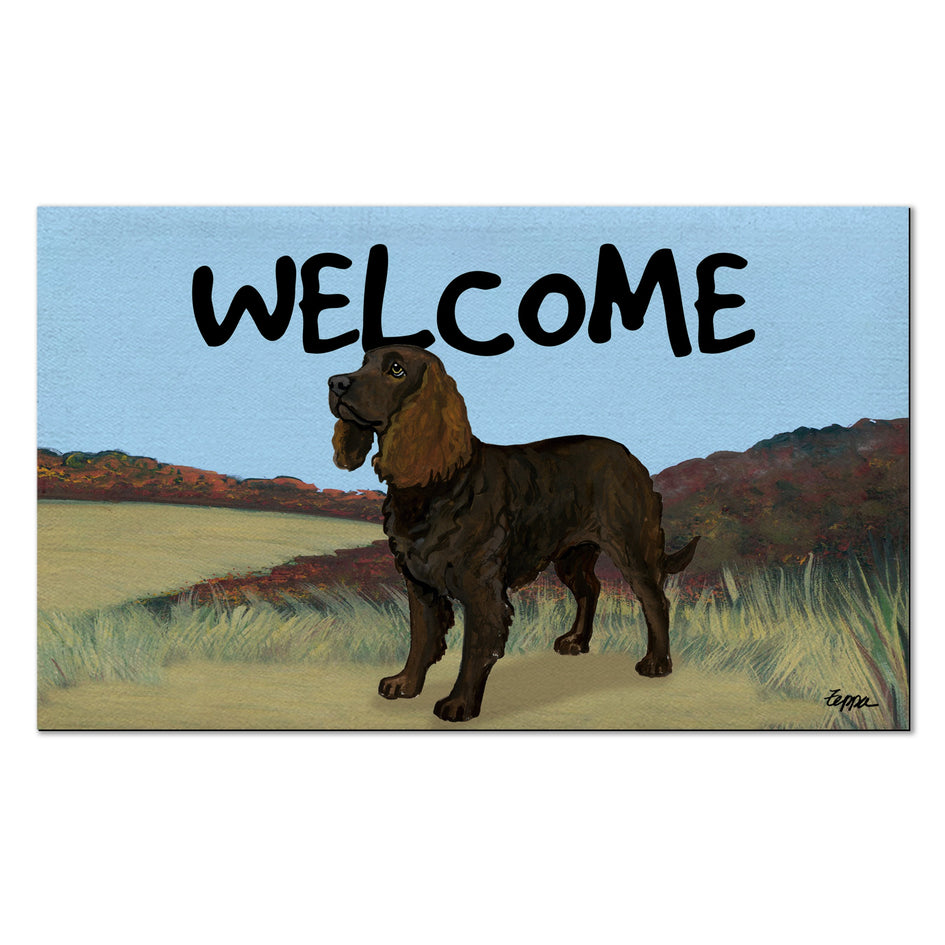 American Water Spaniel Welcome Mat