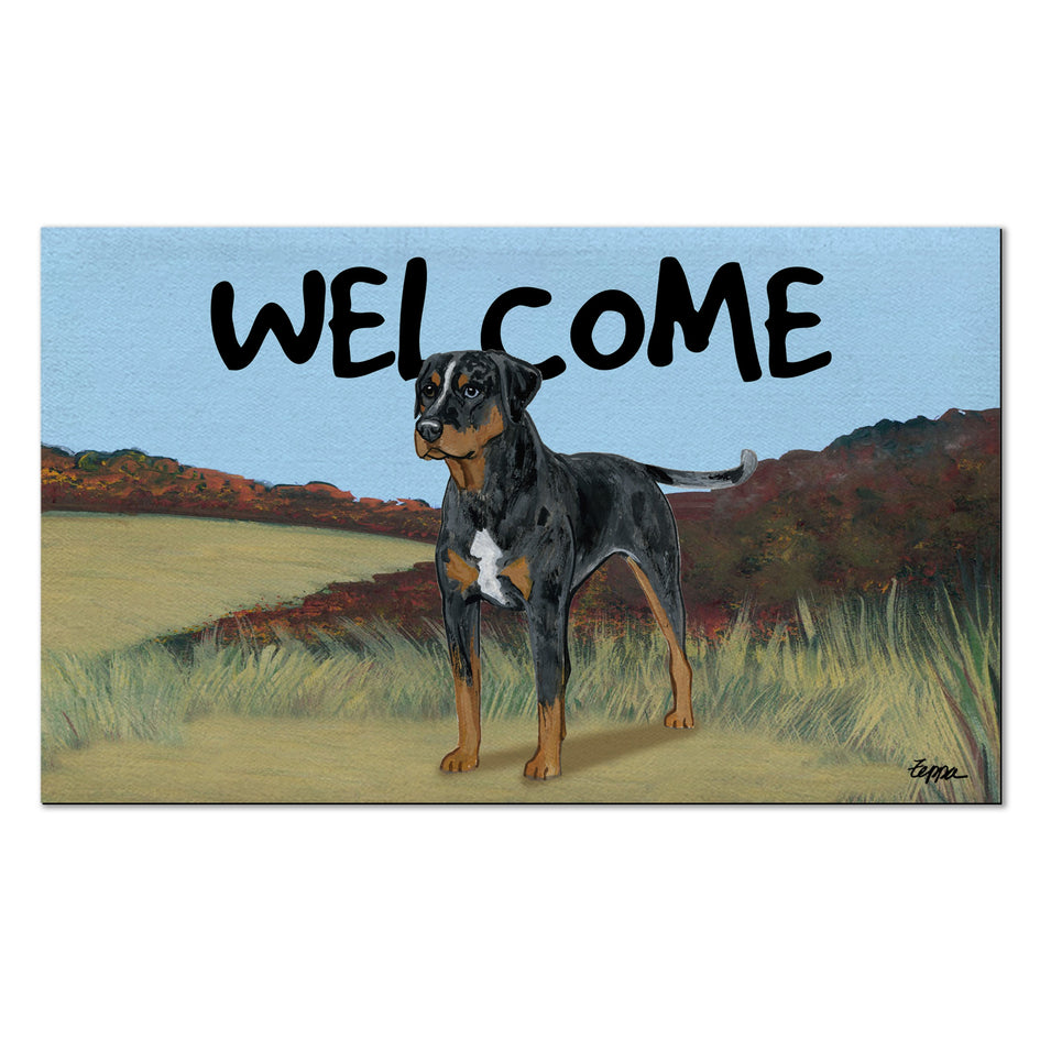 Catahoula Hound Welcome Mat