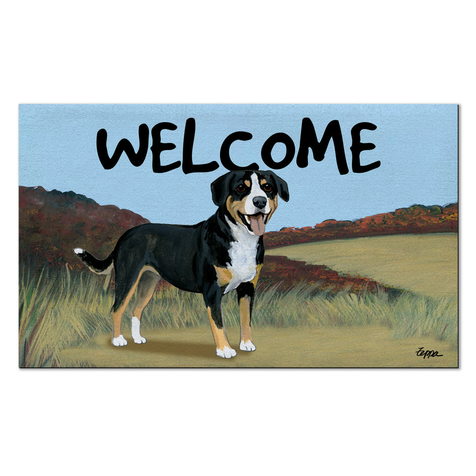 Entlebucher Mountain Dog Welcome Mat