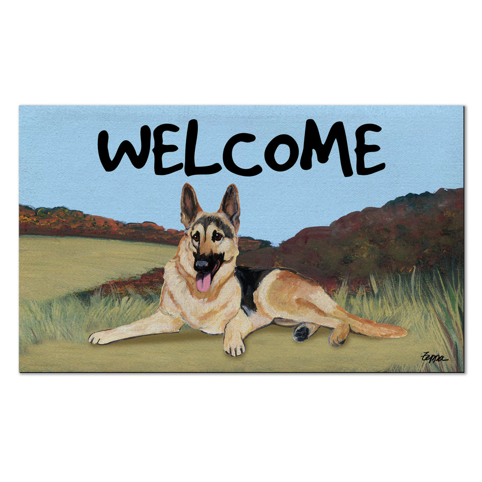 German Shepherd Dog Welcome Mat