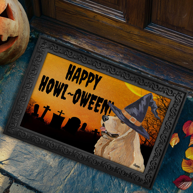 Cocker Spaniel HAPPY HOWL-OWEEN Welcome Mat