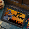 Australian Cattle Dog HAPPY HOWL-OWEEN Welcome Mat