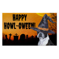 Boston Terrier HAPPY HOWL-OWEEN Welcome Mat