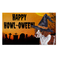 Brittany HAPPY HOWL-OWEEN Welcome Mat
